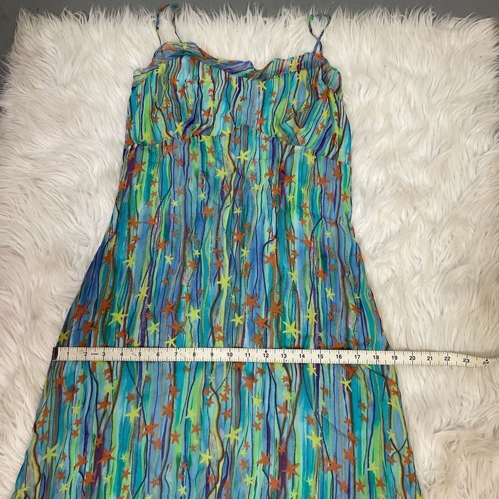 Diane Von Furstenberg stars silk midi dress 8 - Picture 12 of 13